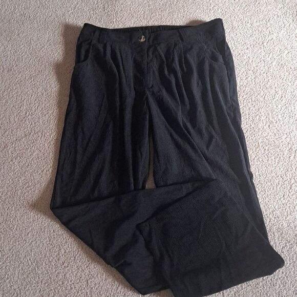 XLARGE (TALL)   HALARA CORDUROY PLICATED CASUAL PANTS - Picture 5 of 9